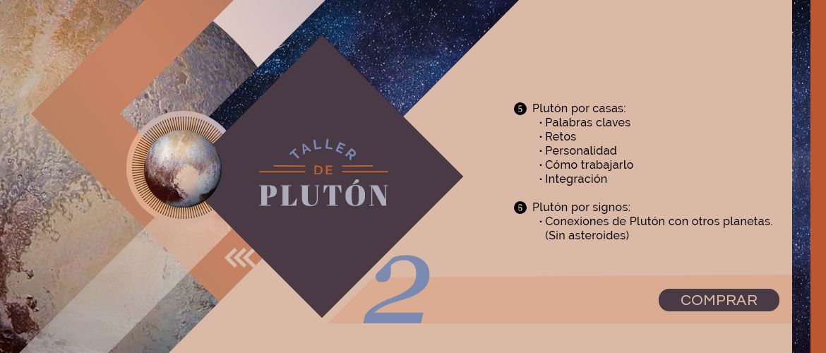 Taller de Plutón - Mia Astral - clases en línea de Astrología y Coaching