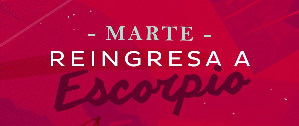 Marte reingresa a Escorpio