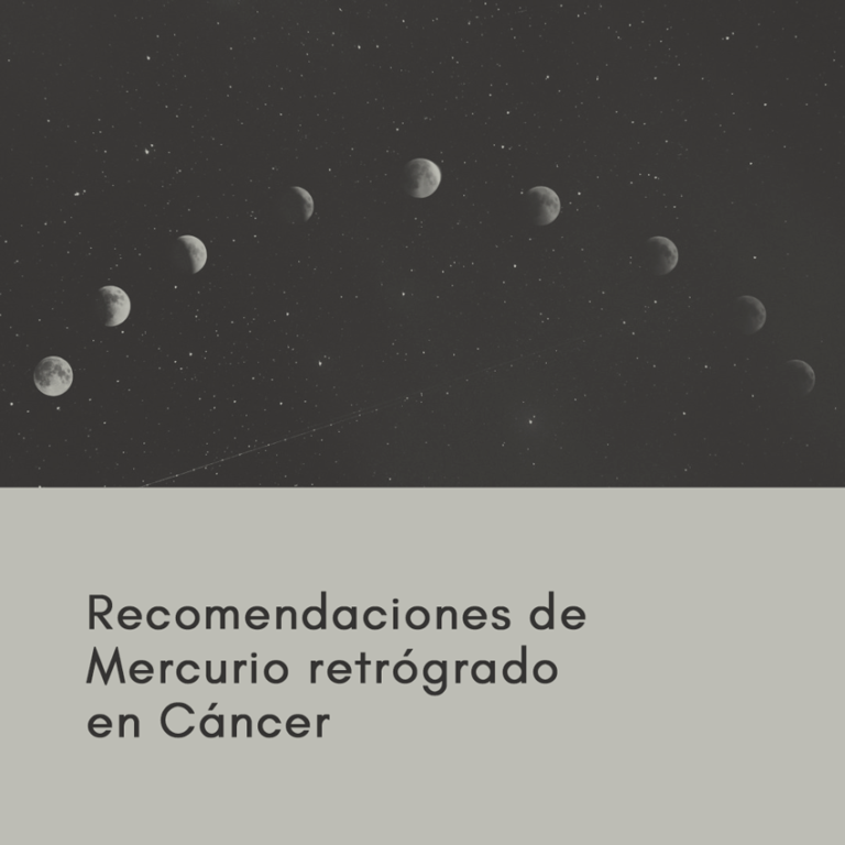 Mercurio retrógrado en Cáncer