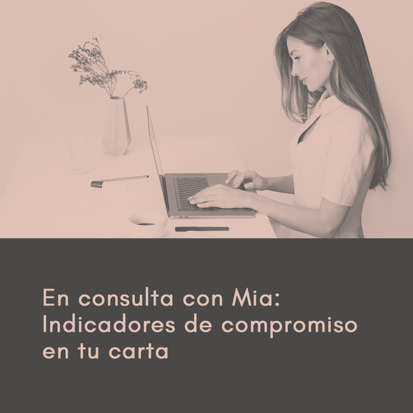 Indicadores de compromiso carta