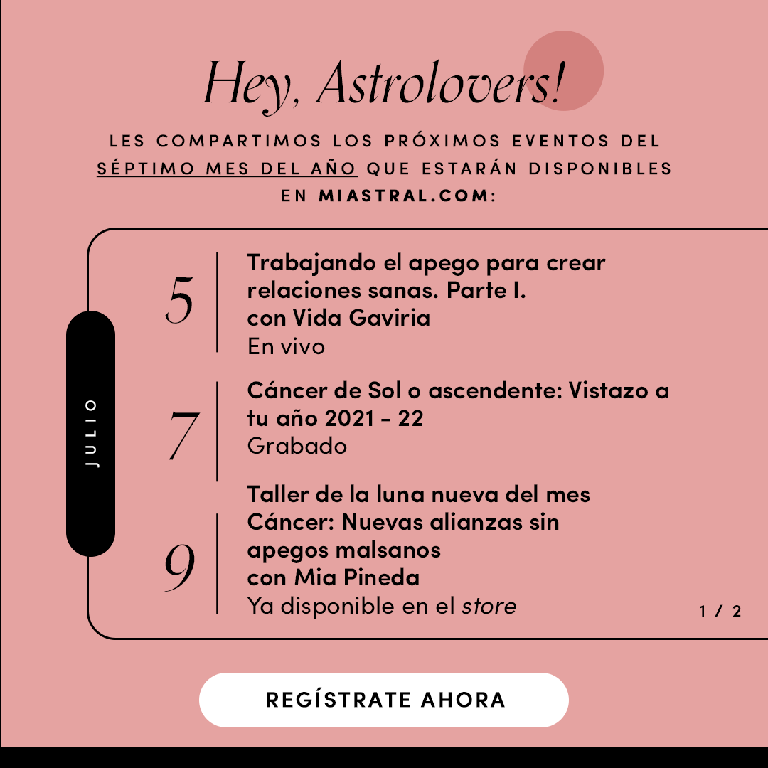 Mia Astral clases en línea de Astrología y Coaching
