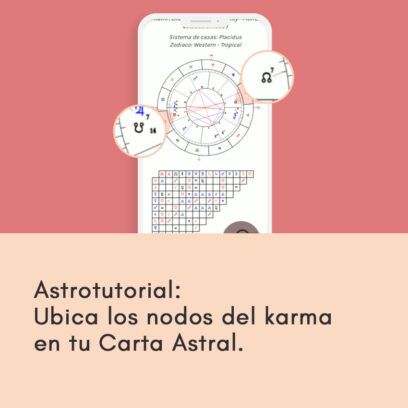 Astrotutorial de los nodos del karma en tu carta natal