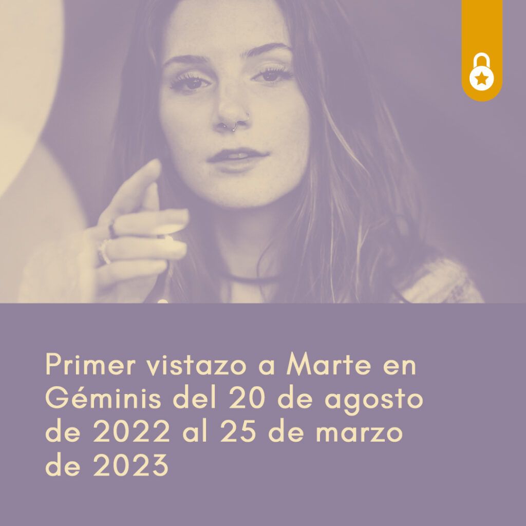 Marte en Géminis del 20 de agosto