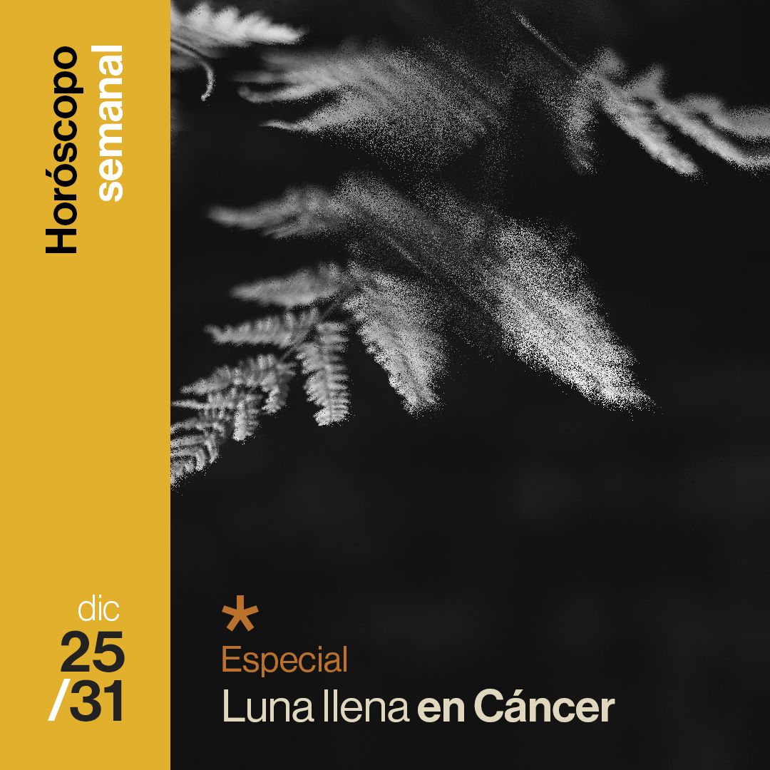 Horóscopo de la semana del 25 al 31 de diciembre: especial de la luna llena en Cáncer