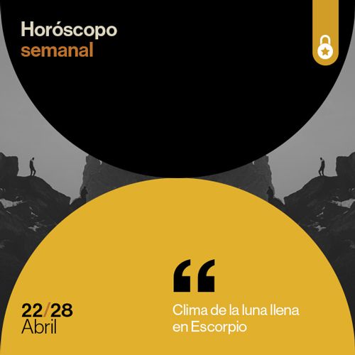 Portada horóscopo de la semana: clima de la luna llena en Escorpio