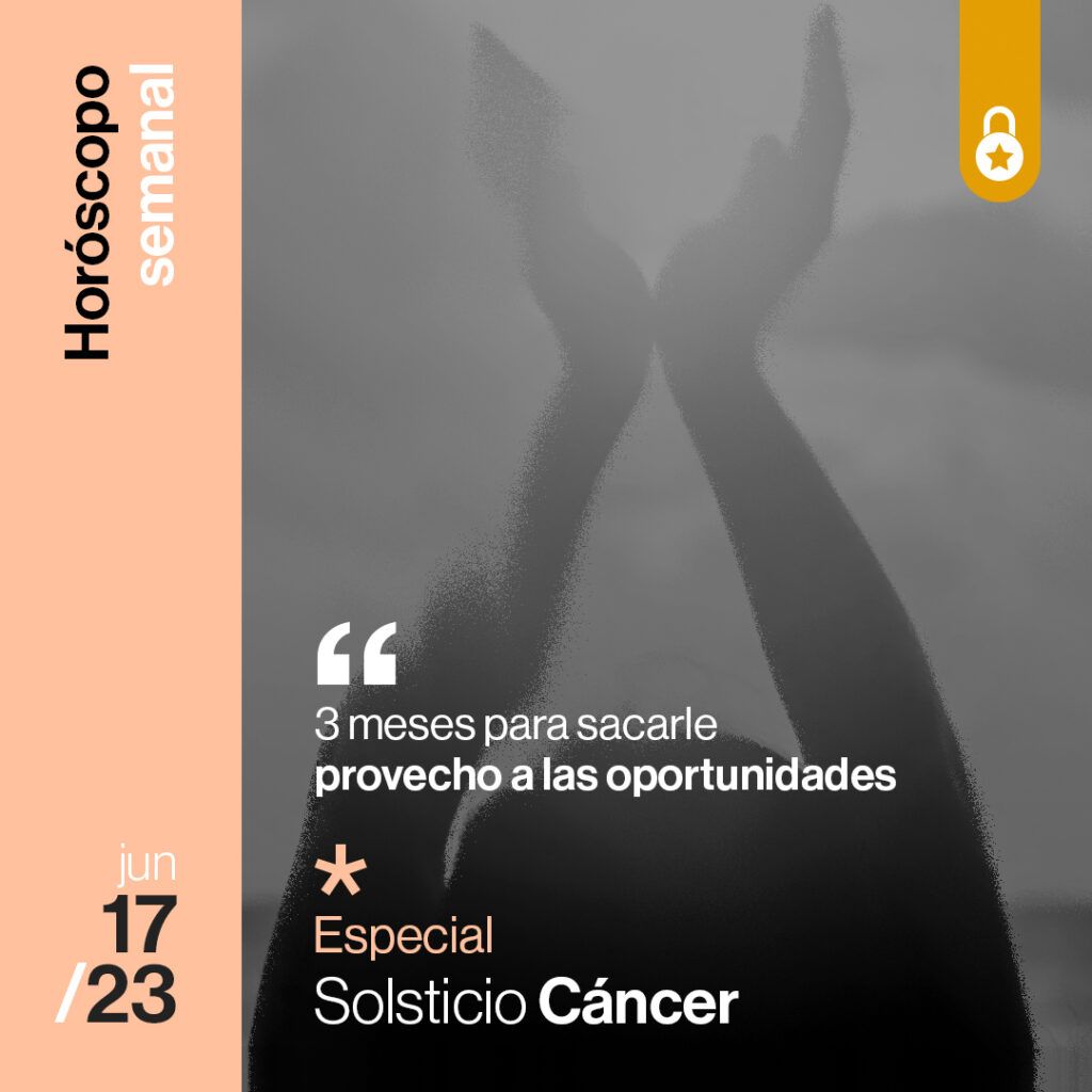 Portada Horóscopo del solsticio Cáncer 2024