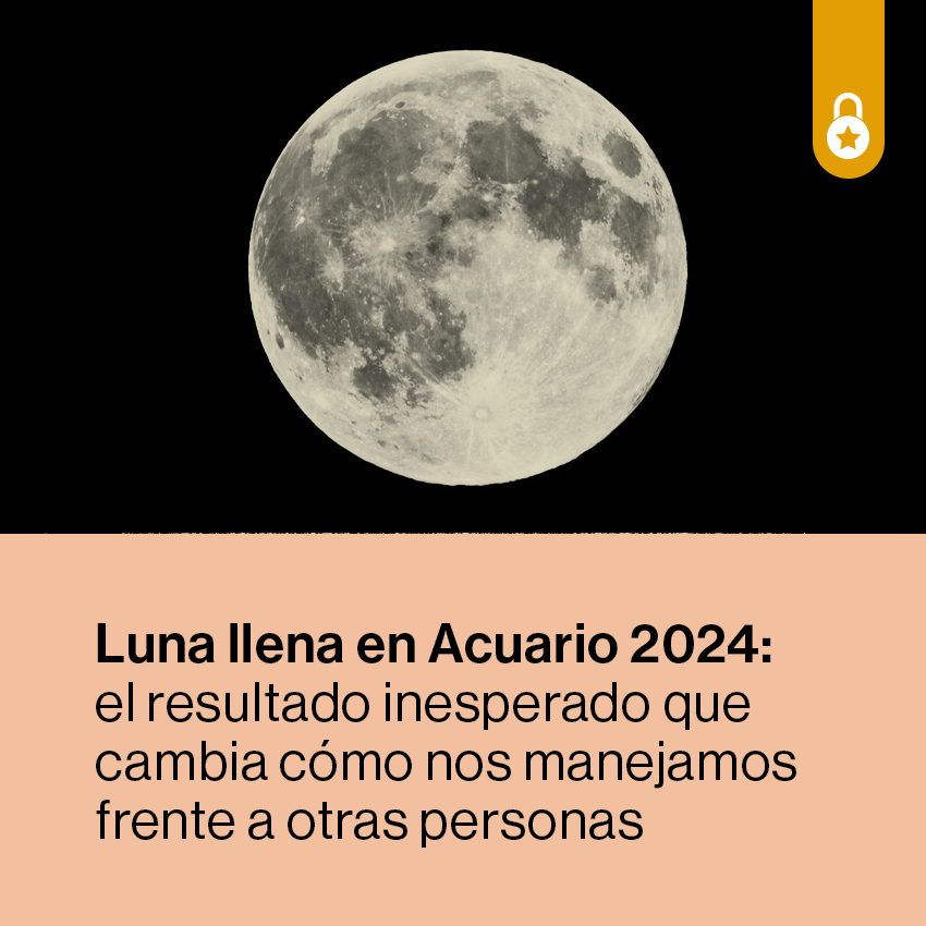 Portada luna llena en Acuario 2024