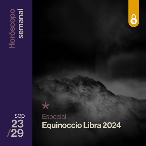 Portada horóscopo del equinoccio libra 2024