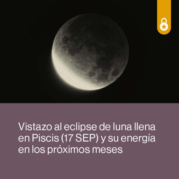 Portada vistazo al eclipse de luna llena en Piscis