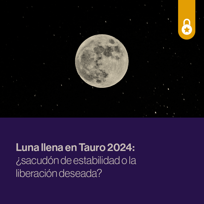 Portada luna llena en Tauro 2024