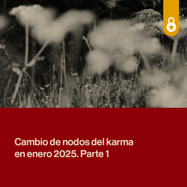 Portada cambio de nodos del karma