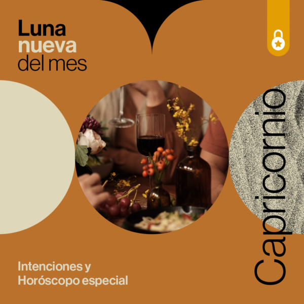 Portada intenciones y horóscopo de la luna nueva en Capricornio 2024