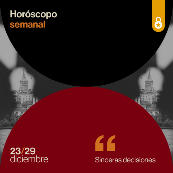 Portada horóscopo de la semana: sinceras decisiones