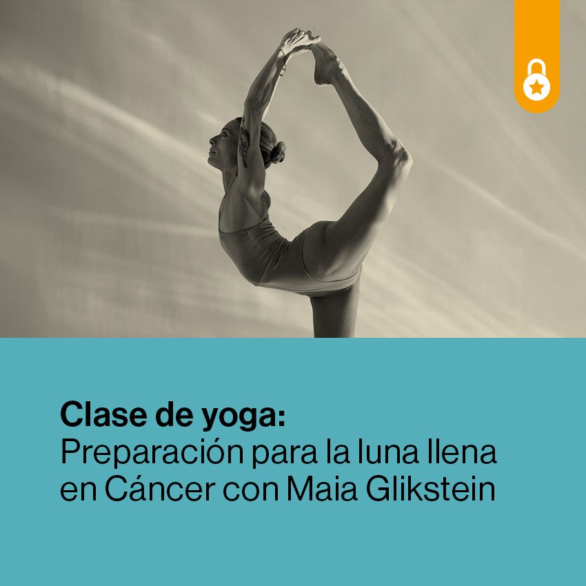 Portada Clase de yoga: Preparación para la luna llena en Cáncer