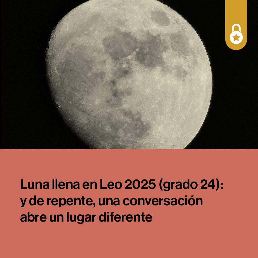 Portada luna llena en Leo 2025