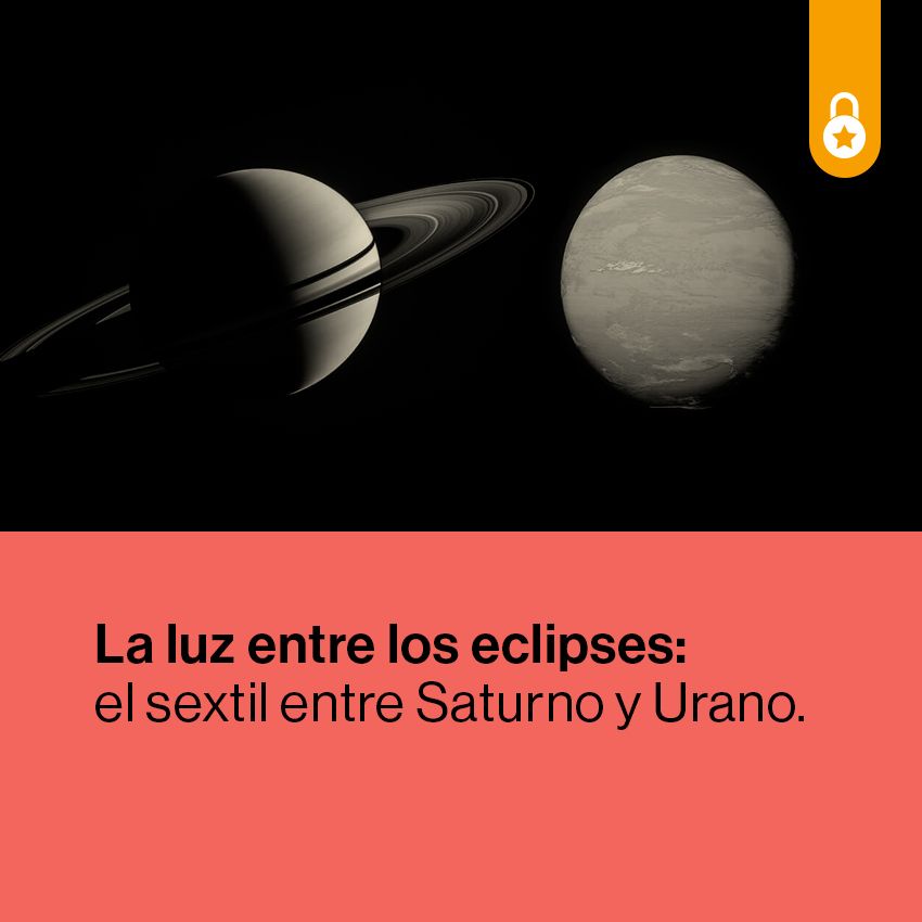 Portada sextil entre Saturno y Urano