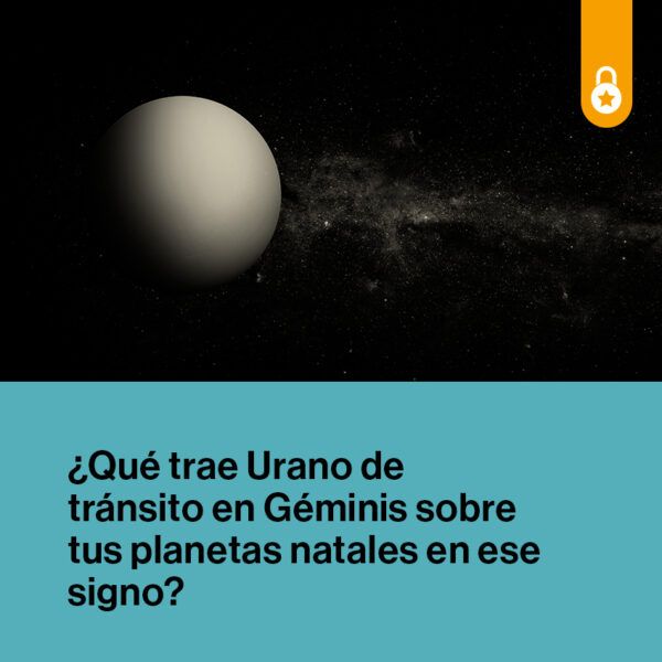 Portada Urano en Géminis sobre tus planetas natales