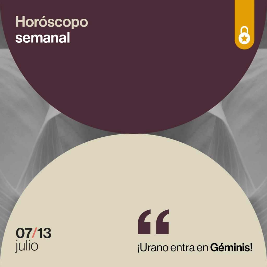 Portada Horóscopo de la semana: ¡Urano entra en Géminis!