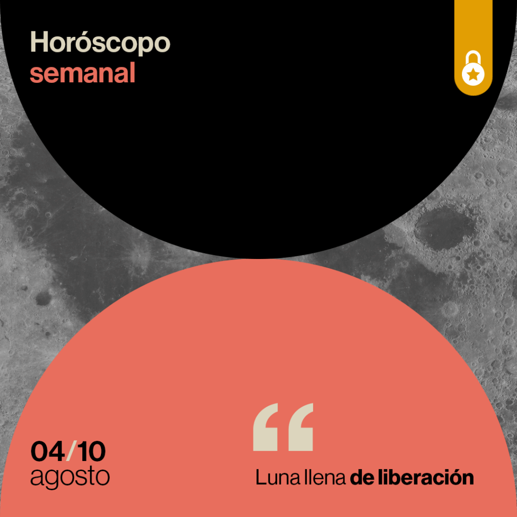 portada horóscopo de la semana: luna llena de liberación