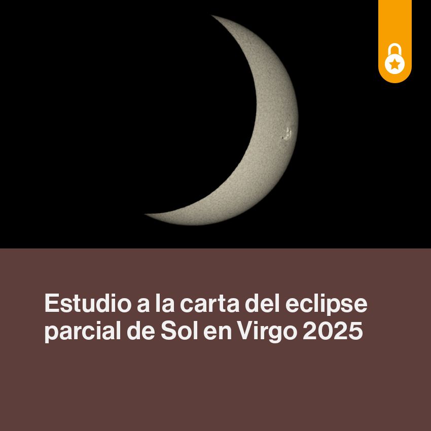 Portada eclipse parcial del Sol en Virgo 2025