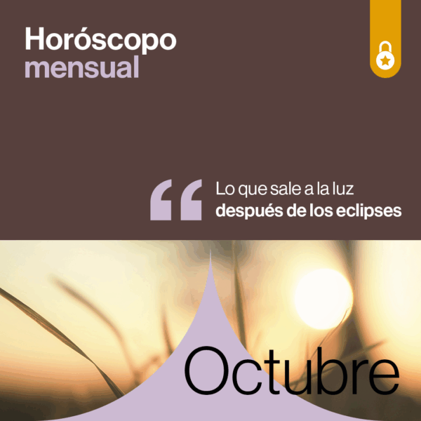 Portada Horóscopo de octubre de 2025