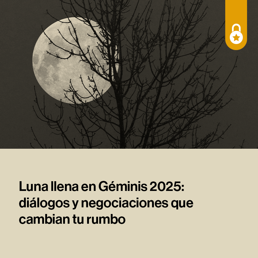 Portada luna llena en Géminis 2025