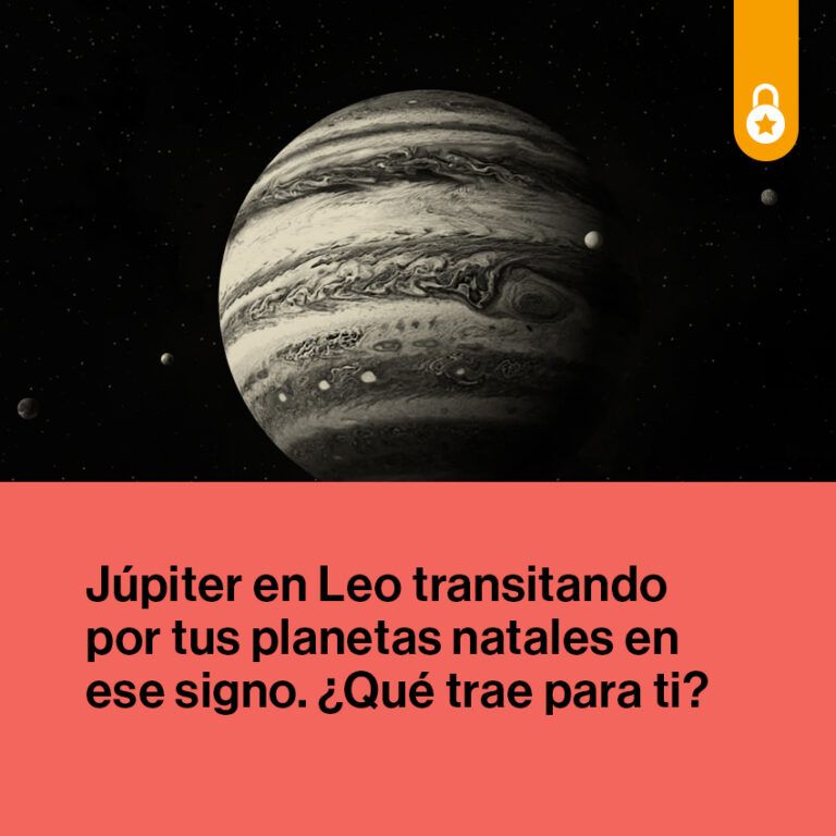 Portada Júpiter en Leo transitando por tus planetas natales