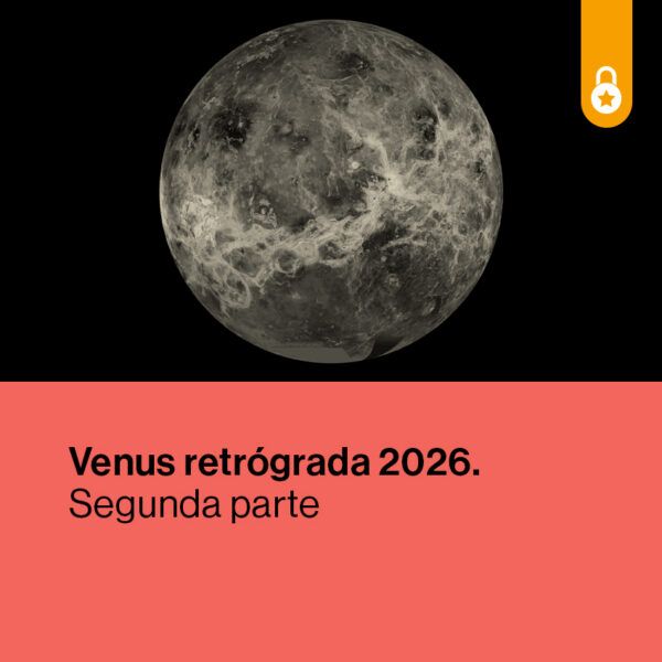 Portada Venus retrógrada 2026. Segunda parte